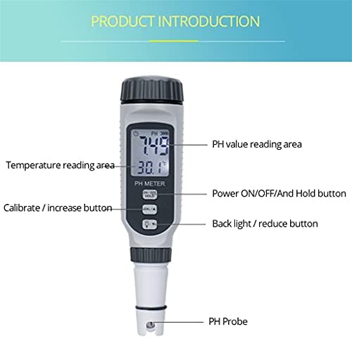 SJYDQ Pen do tipo de caneta profissional medidor portátil PH da água do tester acidador para aquário acidímetro água