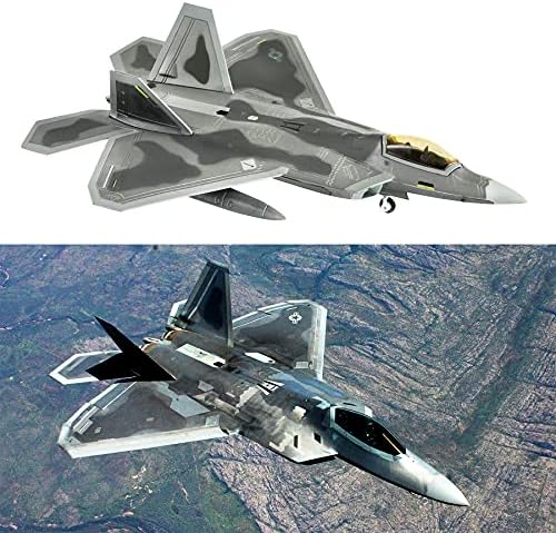 Hanghang 1/100 Escala F-22 Raptor Ataque Plano Diecast Avião Modelo Plano Militar para coleção ou presente Comemorar