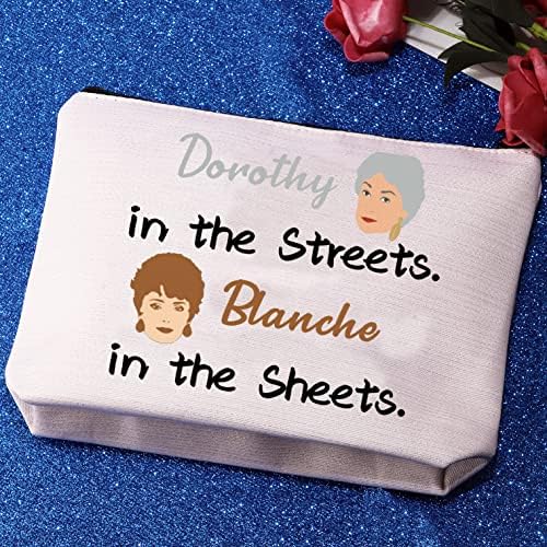 Jytapp Dorothy nas ruas Blanche in the Sheets Funny Golden Inspired S Cosmetic Bag Show