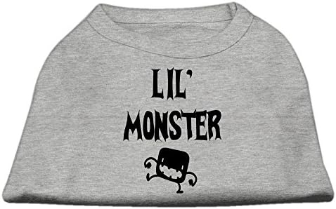 Mirage Pet Products Lil Monster Salt Camisetas Gray SM