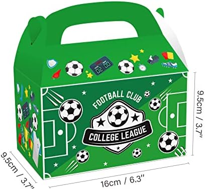 12 PCs Ball Soccer Ball Favor Favory Box Birthday Birthday Party Supplies Soccer Party Supplies Soccer Party Favors Party
