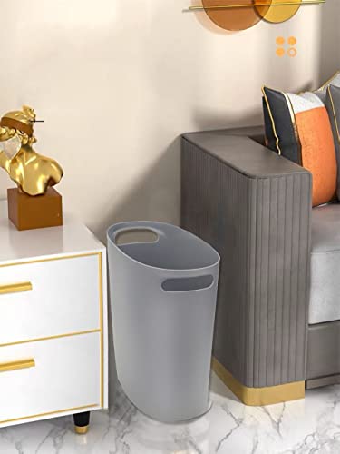 Feiupe Small Wastebasket, 2,6 galões de lixo pequeno lata de banheiro lixo de lixo de lixo para o quarto do banheiro do escritório