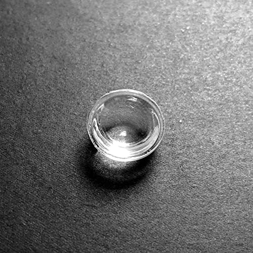 2pcs x 27,7 mm Lente de vidro Altura óptica brilhante: 10,2m Lens convexos de vidro da luz de inundação de 10,2m
