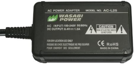 Adaptador e carregador Wasabi Power CA para a Sony DCR-HC52