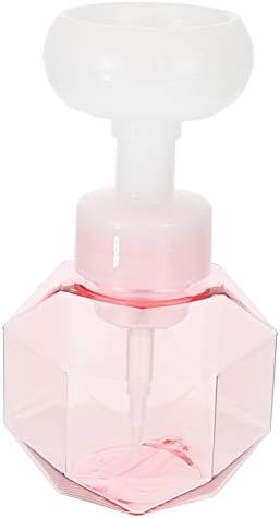 Dispensador de sabão de espuma Zerodeko, garrafa de bomba de espuma em forma de flor, garrafa de armazenamento de sabonete