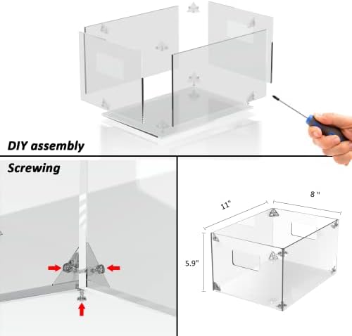 Organizadores de armazenamento de livros de revistas acrílico bin-cristal cler clear holder de armazenamento de armazenamento