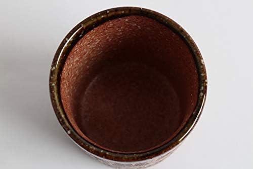 Mino ware japonês cerâmica sushi yunomi chawan xícara de chá sete deuses sortudos marrom feito no japão yay039