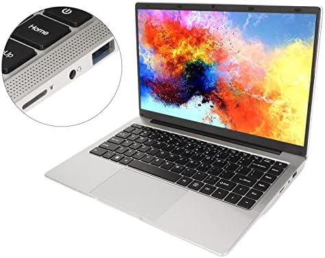 Laptop Ultra Slim, tela FHD IPS de 14 polegadas, processador Celero J4105, 6 GB de RAM, 128 GB SSD, Graphics UHD, Webcam, Webcam,