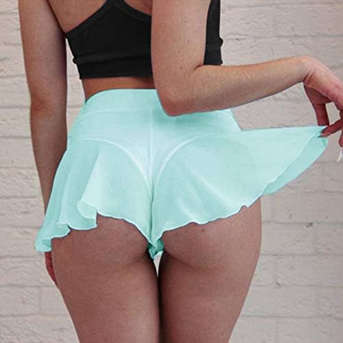 Sexy mini saias de dança de cintura alta para mulheres curtas de dança de pólo com calças quentes shorts apertados lingerie