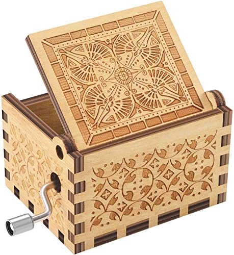 caixa de música ukebobo wooden- you is my sunshine music box, do sobrinho a tia, caixa de música única para tia - 1 conjunto