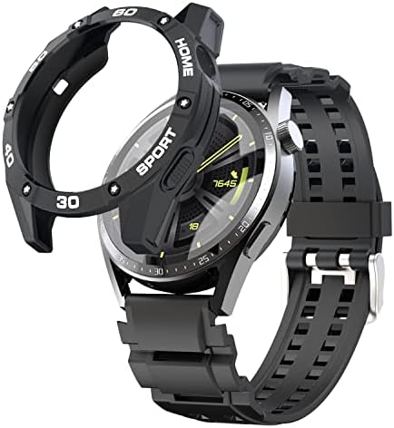 Capa de pára-choques macios sikai para o relógio Huawei GT 3 46mm Smartwatch Anti-arranhão Proteção à prova de choque