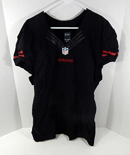 2015 San Francisco 49ers Blank Game emitiu Black Jersey Color Rush 46 DP30132 - Jerseys de jogo NFL não assinado usado