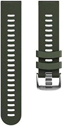 Bedcy 20mm Sport Silicone Watch Band Strap for Garmin Forerunner 245 245m 645 Vivoactive 3 Vivomove HR Smart Bracelet