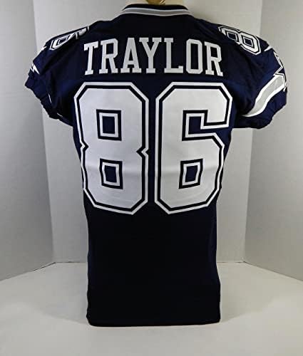2014 Dallas Cowboys Austin Traylor 86 Jogo emitido Navy Jersey 44 DP16980 - Jogo da NFL não assinado