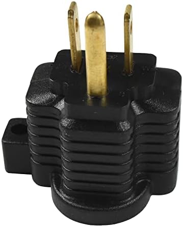 HQRP NEMA 5-15P a 5-15R/5-20R Adaptador de plugue de 15 A plugue doméstico de 20 a 20 a um cabo de conversor de potência