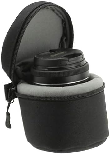 Navitech Black Water Resistente à câmera Lente Case Protetive Bolsa compatível com o Sigma 30mm F1.4 DC HSM | Sigma 50-100mm