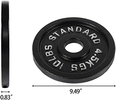 Balancefrom Ferro fundido na placa de peso olímpica de 2 polegadas, solteiro ou par