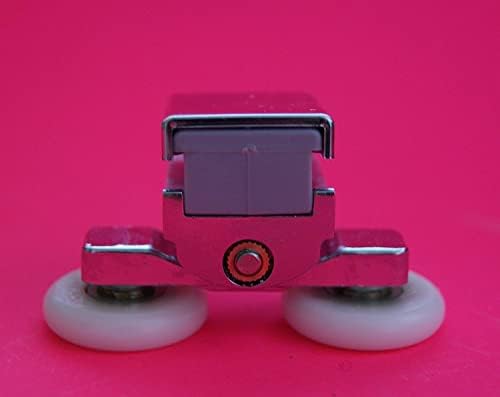 Depila 4 x Twin Top Top Zinc Ligante do chuveiro Rolos/corredores/rodas Polia de roda de 23 mm