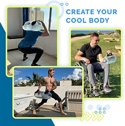 Bolsa Aqua Coolu para treino e condicionamento físico - Treinamento Saco de energia com peso da água - Exercício