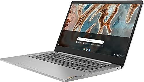 Lenovo 2022 mais recente Chromebook 3 14 Computador de laptop anti-Glare FHD, MediaTek MT8183 CPU 8-CORE, 4 GB de RAM, 64 GB Emmc, Webcam, Wi-Fi, Bluetooth, USB tipo C, Chrome OS+JVQ Mousepad