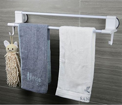 Omoons Towel Rack otário Toalha de toalha de banheiro enganche -se grátis Toalha de toalha de banheiro de perfuração grátis haste de penduramento Double Pólo