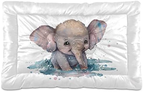 Safari Animal Cub Cub elefante estilo aquarela Bed Bed tape