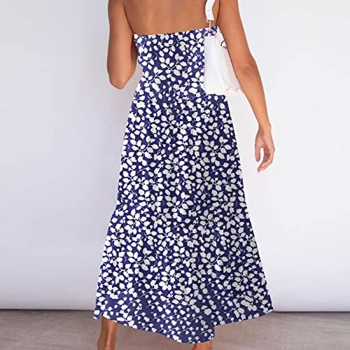 Vestido maxi maxi feminino 2023 praia de verão boho vestido de verão bohemiano estampado floral flowy party long Dress Long Dress