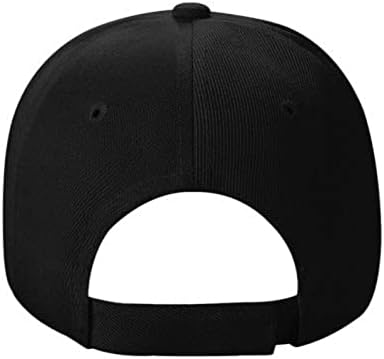 Chapéu de boné engraçado unissex Capéu de beisebol ajustável preto