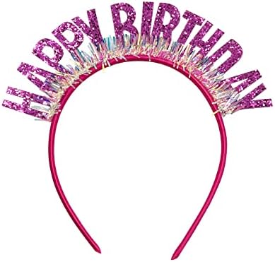 Aniversariante menina de aniversário tiara tiara feliz aniversário coroa para mulheres meninas meninos de feliz aniversário