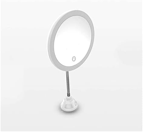 Espelho de vaidade cosmética NCKPro 5 vezes LED LED de 7 polegadas Espelho de maquiagem Beleza com espelho leve com espelho de banheiro