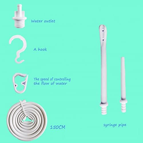 2L Kit de bolsa de enema, flexível Soft fácil de usar o kit de enema profissional fluxos ajustáveis ​​portáteis para mulheres para manter limpo