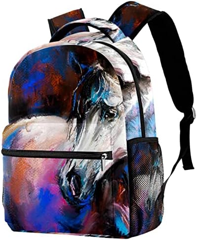 Bolsas de estudantes de cavalos Mochilas de viagem para meninos meninas 29.4x20x40cm11.5x8x16 em