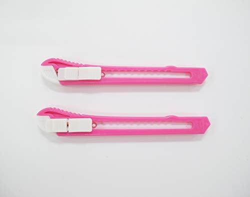 2pcs mojo -home Cerâmica Cutter - faca de utilidade para abertura de pacotes com trava de segurança e lâminas de encaixe
