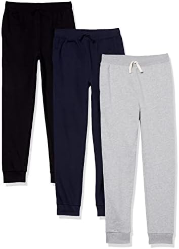 The Children's Place Francês dos meninos Terry Jogger Sweatpant, 3 pacote