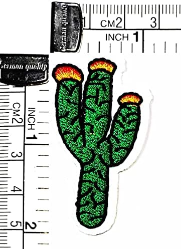 Kleenplus 3pcs. Mini cactus fofo de patch artes artes costura reparo cactus árvore de desenho animado de ferro bordado em costura