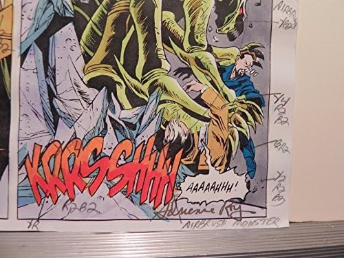 Guia de cores anual nº 5 Flash assinado por Adrienne Roy PG30 DC Superhero Vintage