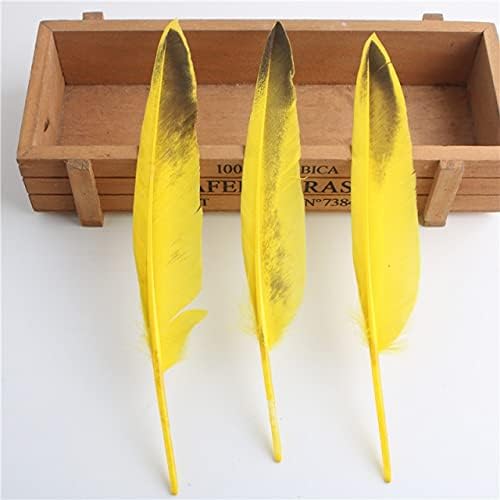 Pumcraft Feather for Craft 100pcs/lote de faisão natural penas de peru penas de penas de roupa diy chapéu jóias jóias de jóias de roupas de decoração de roupas de diy plume - 100pcs