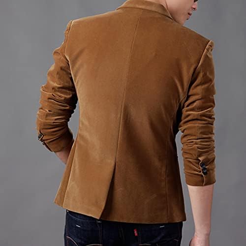 Maiyifu-gj Men Vintage One Blot Blazer Blazer leve