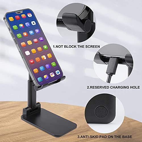 Galaxy Unicorn Cell Phone Stand dobrável suporte para comprimido Acessórios de comprimidos de berço ajustáveis ​​para mesa