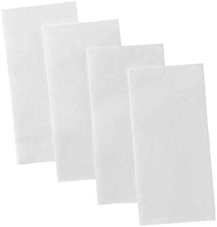 Bloomingoods descartáveis ​​banheiros de papel guardanapos | Toalhas de hóspedes de linho de linho único de 300 pacote 8 x 17 | Papel