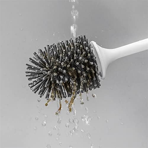 Ferramentas de limpeza montadas na parede de escova de escova de vaso sanitário de zukeems para acessórios de banheiro da cabeça