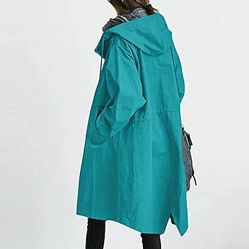 Foviguo casacos de inverno quentes para mulheres, tamanho moderno de manga comprida mulher mulher trabalha com lapela de primavera