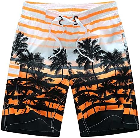 Shorts de tábua do BMISEGM para homens calças de natação de praia masculina de verão de moda de praia impressa Capris Sports