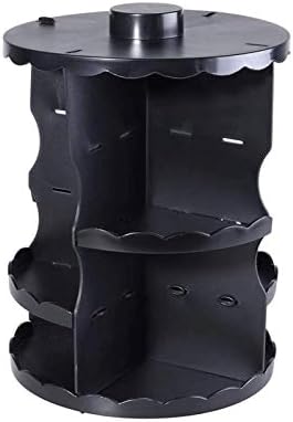 Yfqhdd Black Jewelry Rack, design rotativo, armazenamento em várias camadas, fácil de tomar, usado para colocar jóias