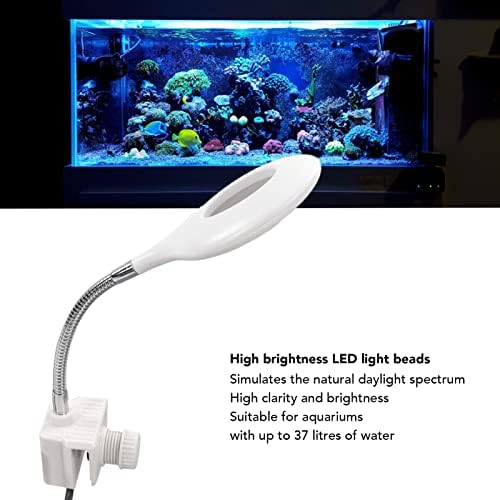 Luz do tanque de peixes PSSOPP, Alto brilho profissional Luz de tanque de peixe de espectro completo para aquário