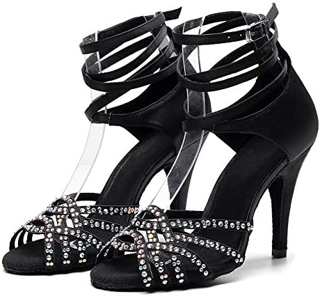 Sapatos de dança latina para mulheres de gangues Sapatos de dança de dança de baile de salão de salão profissional Sapatos de