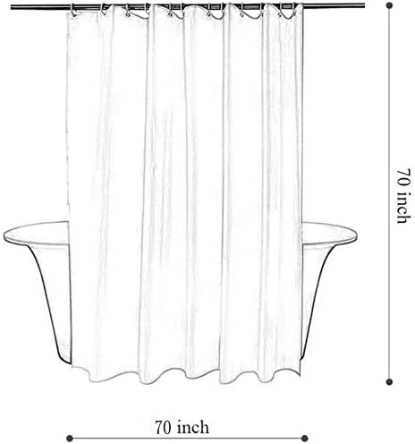 Conjuntos de cortina de chuveiro cristão de Tititex Cross, Rising Sun Mystery Mystery Sagred Wateropers Imperperperate Decoração de banheiros de poliéster 70x70 polegadas com 12 ganchos