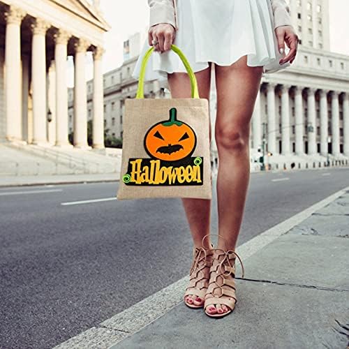 Ihtha ou Halloween truques de halloween bolsa de bolsa de gestas de bolsa infantil e organizadores organizadores de armazenamento