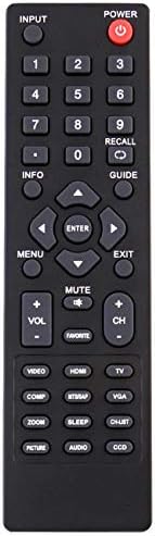 DX-RC02A-12 Replacement Remote Control fit for Dynex TV DX-32L100A13 DX-15E220A12 DX-19E220A12 DX-37L130A11 DX-46L261A12