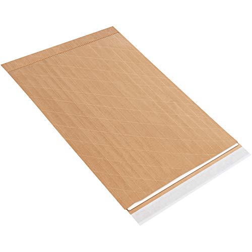 Mailer de self SEAL, 7, 14 1/2 x 20, Kraft Brown, fibras de nylon reforçadas para resistência às lágrimas, para itens de envio